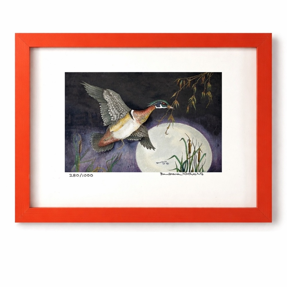 Barbara Nichols Zephyr And The North Wind Signed & Numbered Framed Lithograph